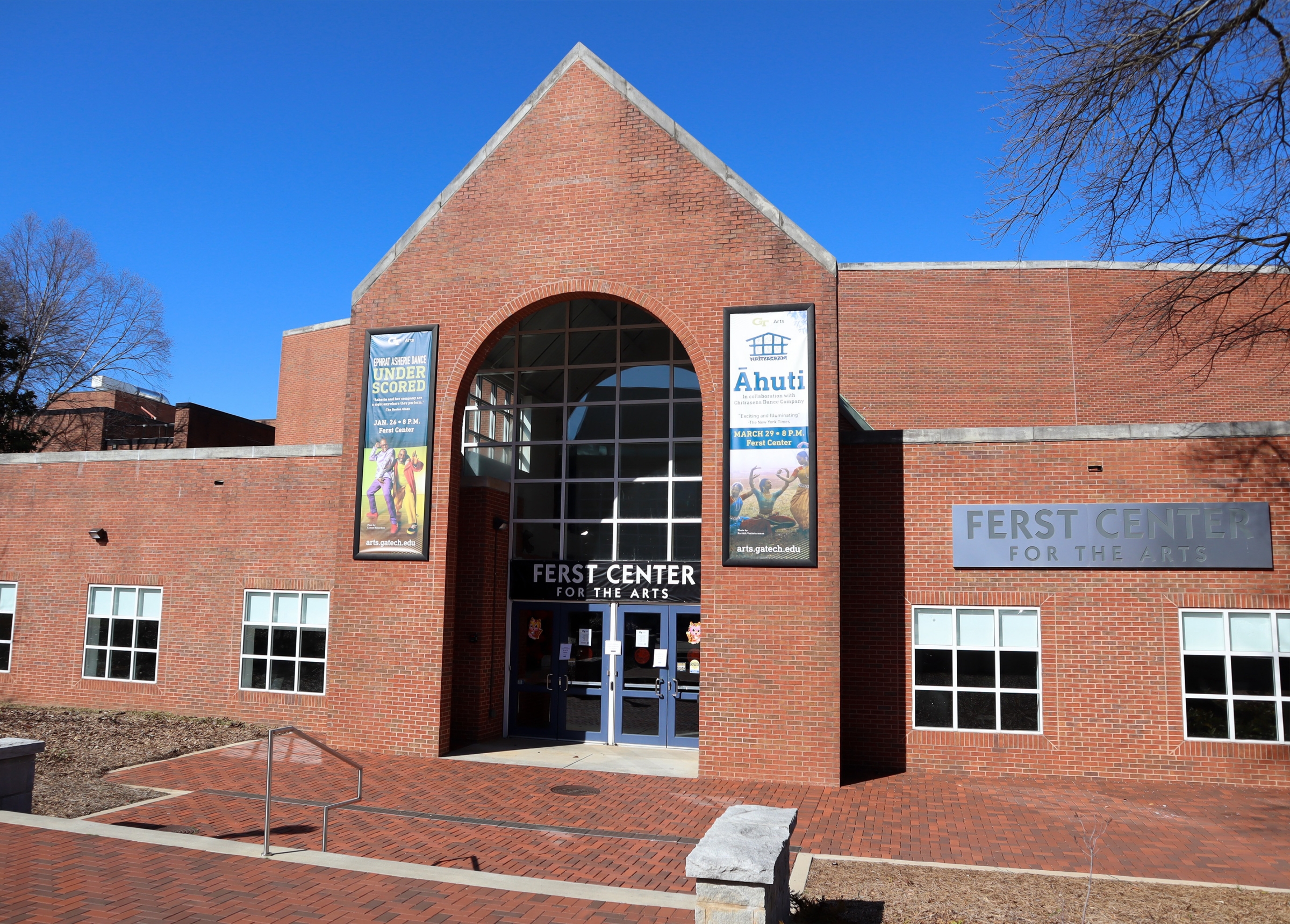 Exterior photo of the Ferst Center for the Arts