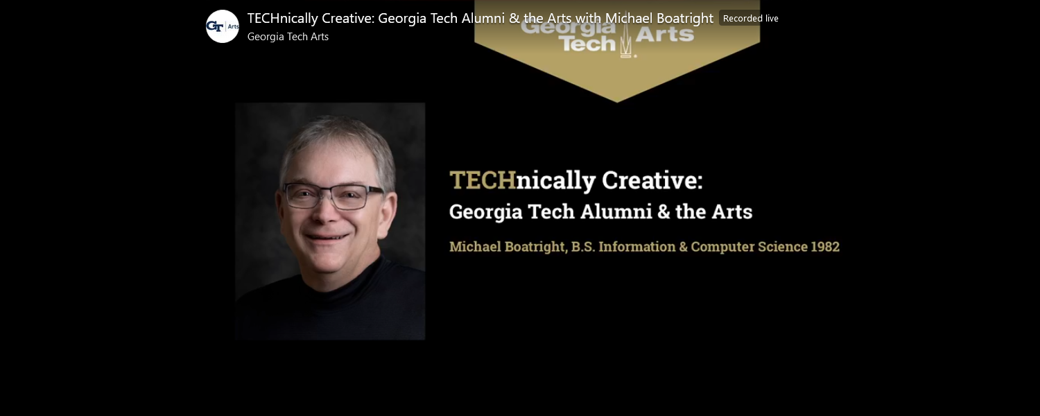 Michael Boatright Facebook event banner.