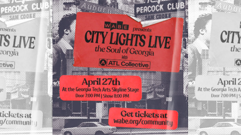 The City Lights Live the Soul of Georgia event poster.