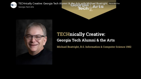 Michael Boatright Facebook event banner.