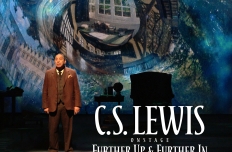 C.S. Lewis onstage Further Up and Further In